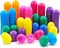 Fillable Easter Eggs 2.3" (500 Pack) with Hinge Bulk Colorful Bright Plastic Easter Eggs, Perfect for Easter Egg Hunt, Suprise Egg, Assorted Colors